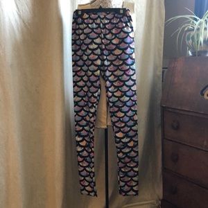 Rainbow mermaid leggings